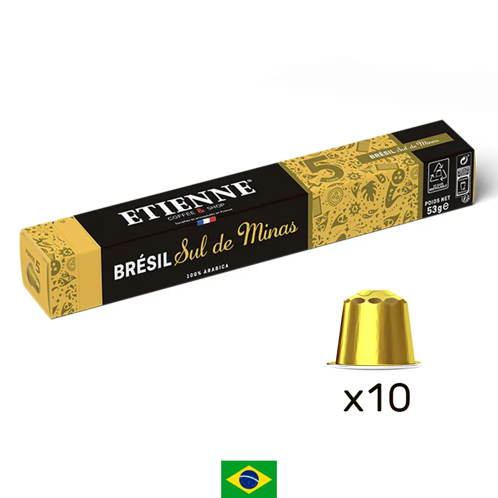 Capsules de café BRÉSIL - Sul de Minas - ETIENNE Coffee & Shop