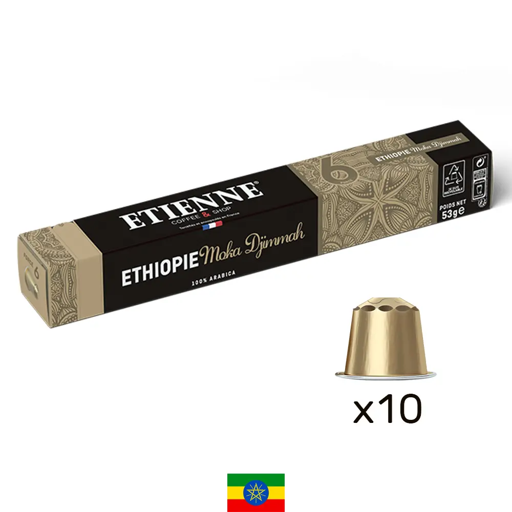 Capsule de café Ethiopie Moka Djimmah ETIENNE Coffee & Shop