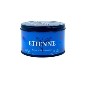 Boîte à thé motif feuilles bleue - ETIENNE Coffee & Shop