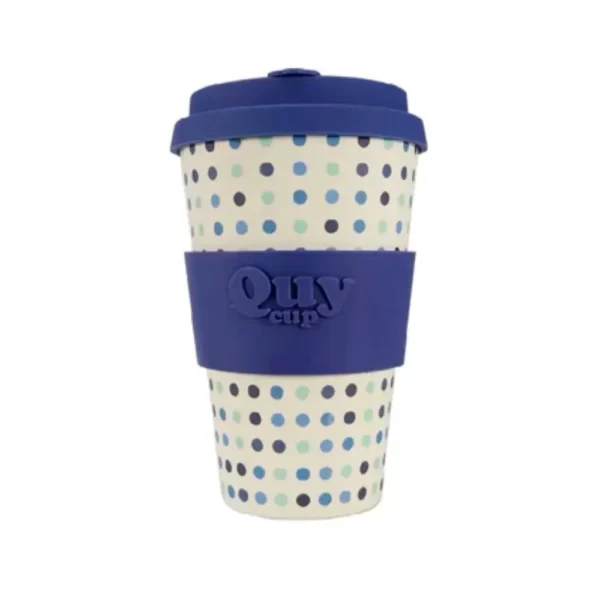 Mug de voyage Pois en fibre de bambou QuyCup - 40cl - ETIENNE Coffee & Shop