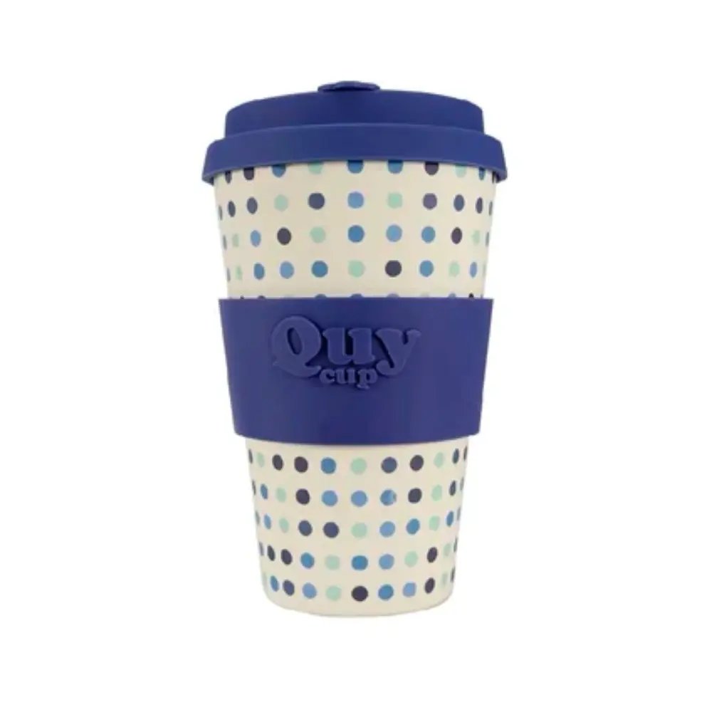 Mug de voyage Pois en fibre de bambou QuyCup - 40cl - ETIENNE Coffee & Shop