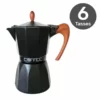 Cafetière italienne Fashion Wood Black 6 tasses - ETIENNE Coffee & Shop