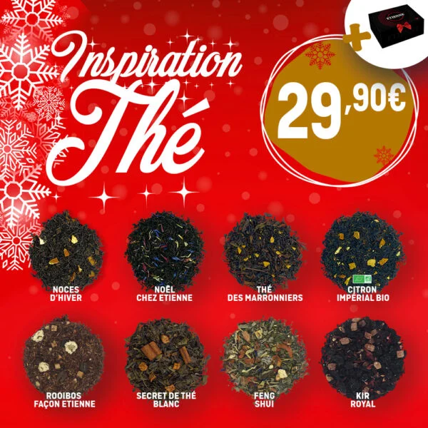 Coffret de Noël Inspiration Thé<br> Coffret de 8 thés/infusions/rooibos