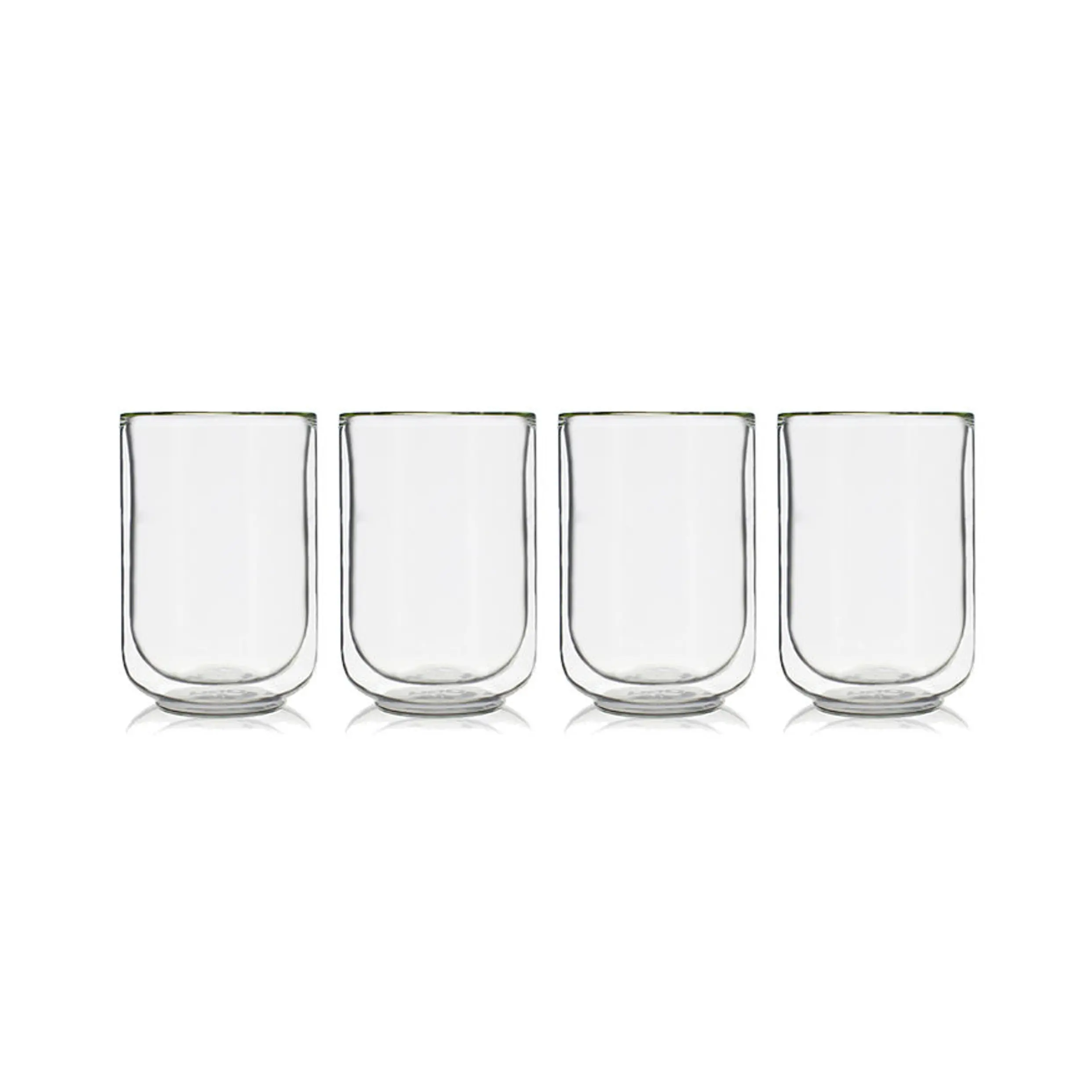 Set of 4 HELYA double wall glass cups - ogo living