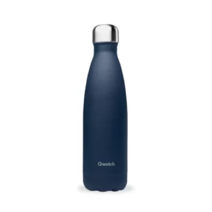Bouteille isotherme Granite Qwetch 500ml - Bleu nuit - ETIENNE Coffee & Shop