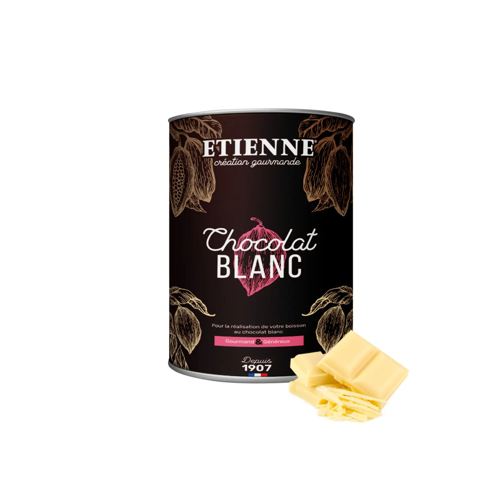 Chocolat blanc en poudre - ETIENNE Coffee & Shop