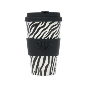 Mug de voyage Zebra en fibre de bambou QuyCup - 40cl - ETIENNE Coffee & Shop
