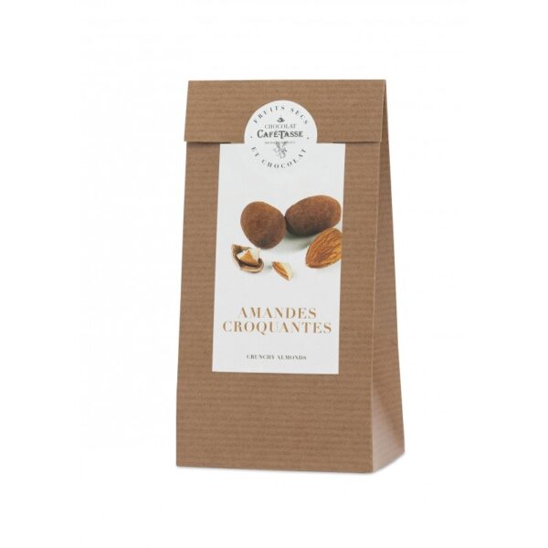 Sachet kraft Amandes Croquantes CAFE-TASSE - 125g