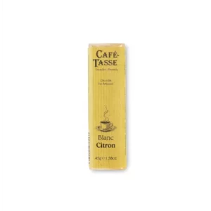 Barre de chocolat blanc et zestes de citron CAFE-TASSE - 45g