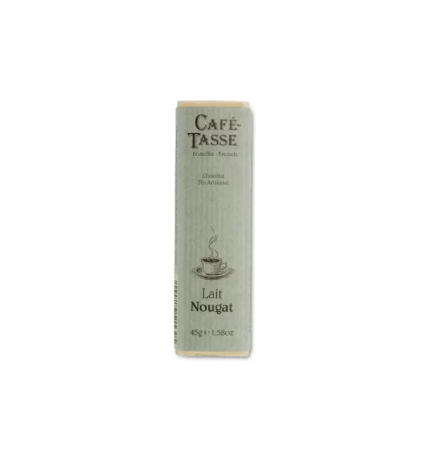 Barre de chocolat au lait et nougat CAFE-TASSE - 45g