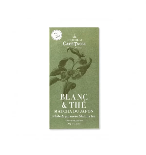 Tablette de chocolat blanc au thé matcha - ETIENNE Coffee & Shop