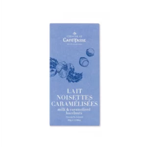 Tablette de chocolat au lait, noisettes caramélisées salées - ETIENNE Coffee & Shop