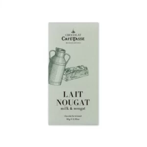 Tablette de chocolat au lait et nougat CAFE-TASSE - 85g