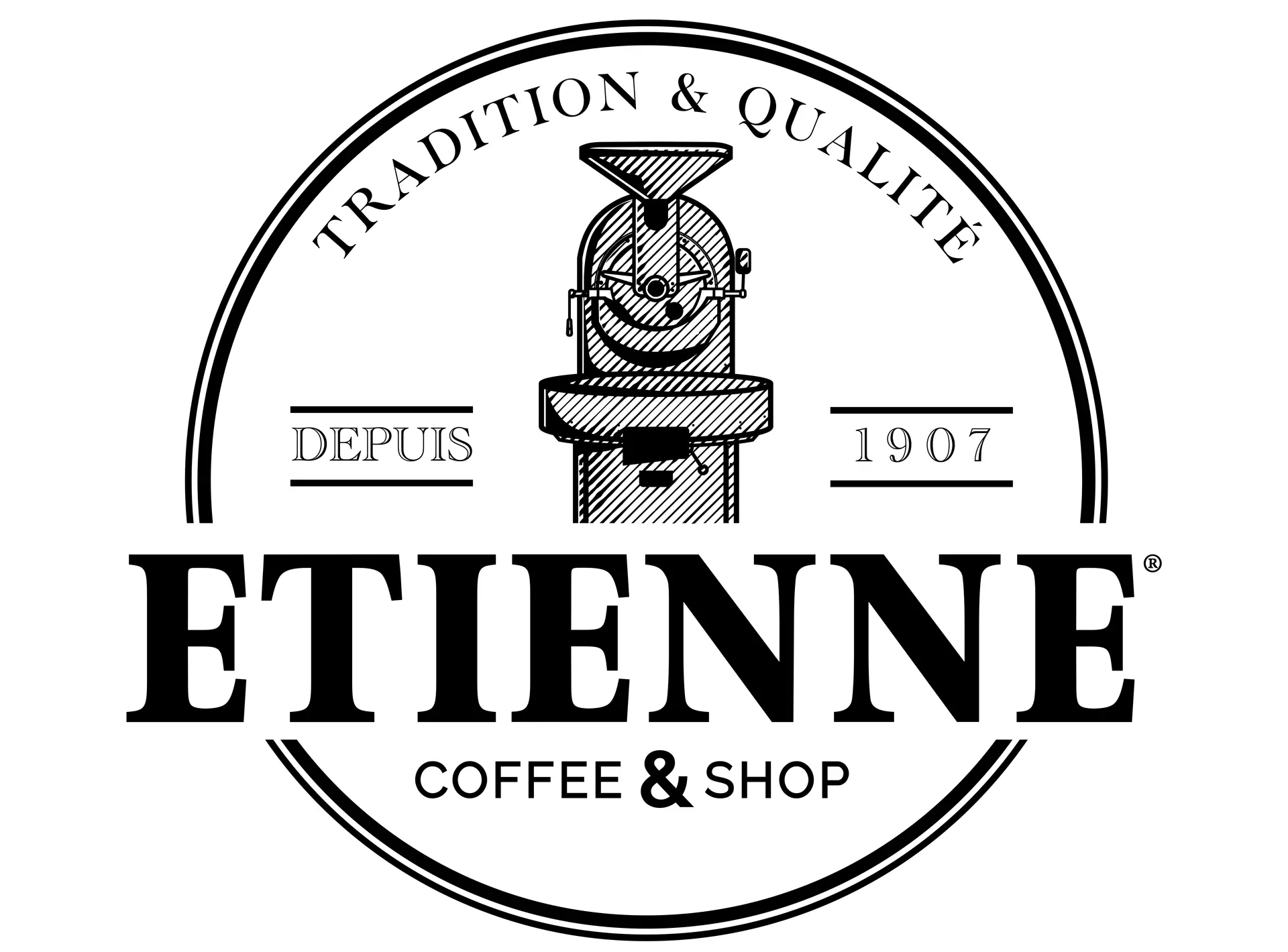 Logo vintage - ETIENNE Coffee & Shop