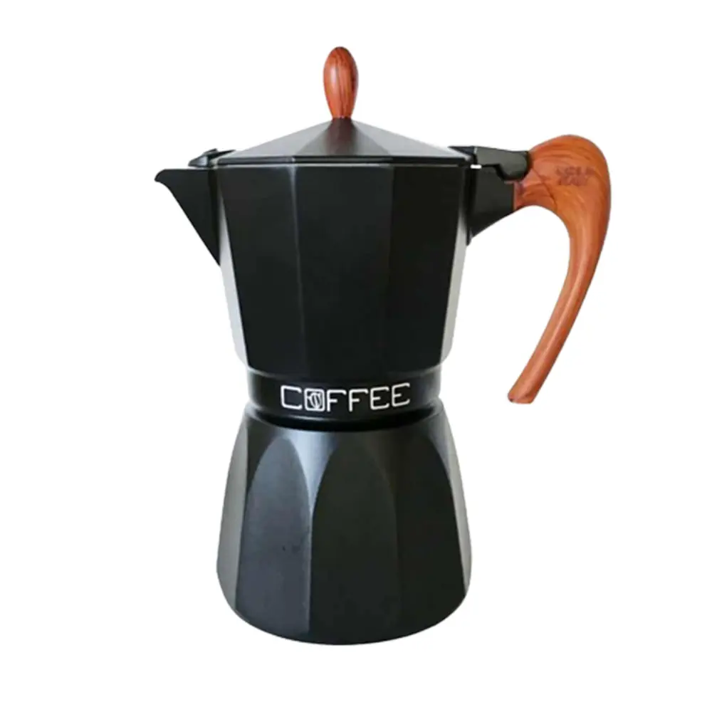 Cafetière italienne Fashion Wood Black - ETIENNE Coffee & Shop