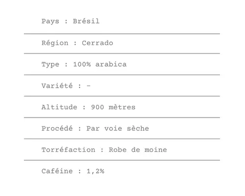 Café saveur noisette kg