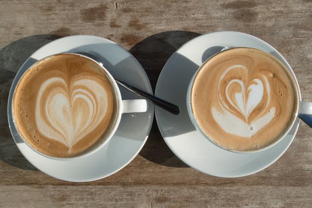 café duo pour amoureux