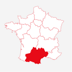 carte France Région Occitanie en avant - ETIENNE Coffee & Shop