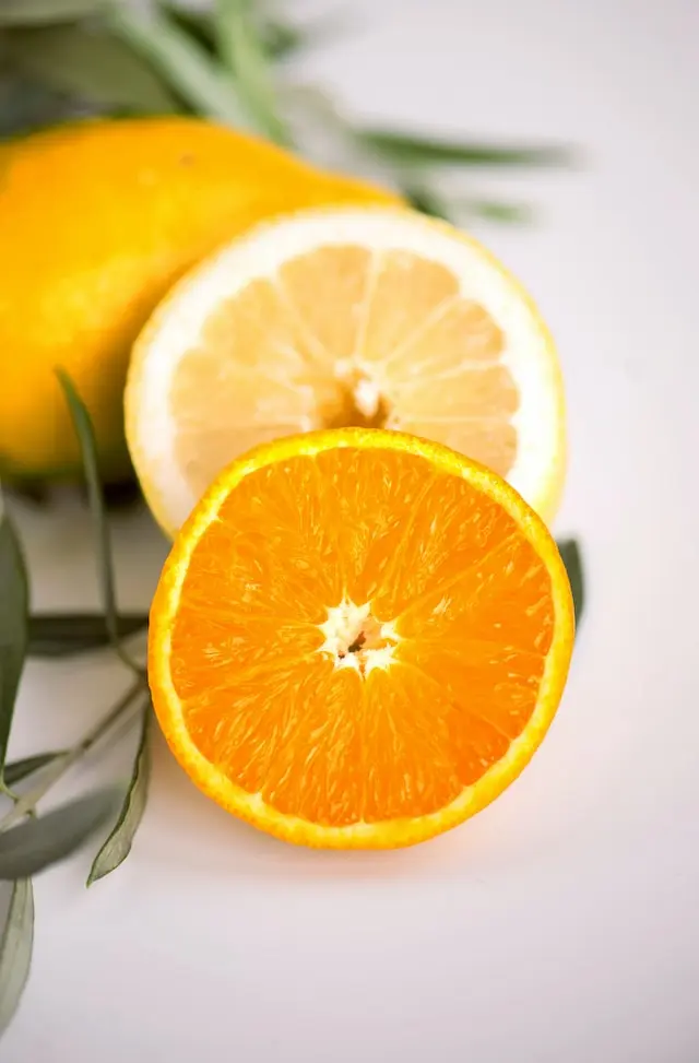 orange zeste citron