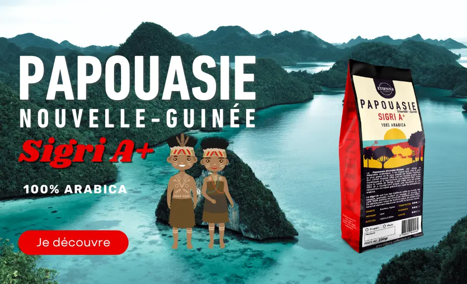 ETIENNE Coffee & Shop café exception Papouasie nouvelle guinée