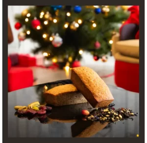 recette petits Christmas Cake au thé Sapin d'Epice