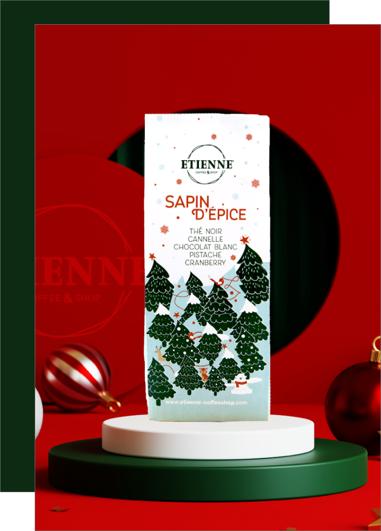 Présentation du Sapin D'épice thé de noël