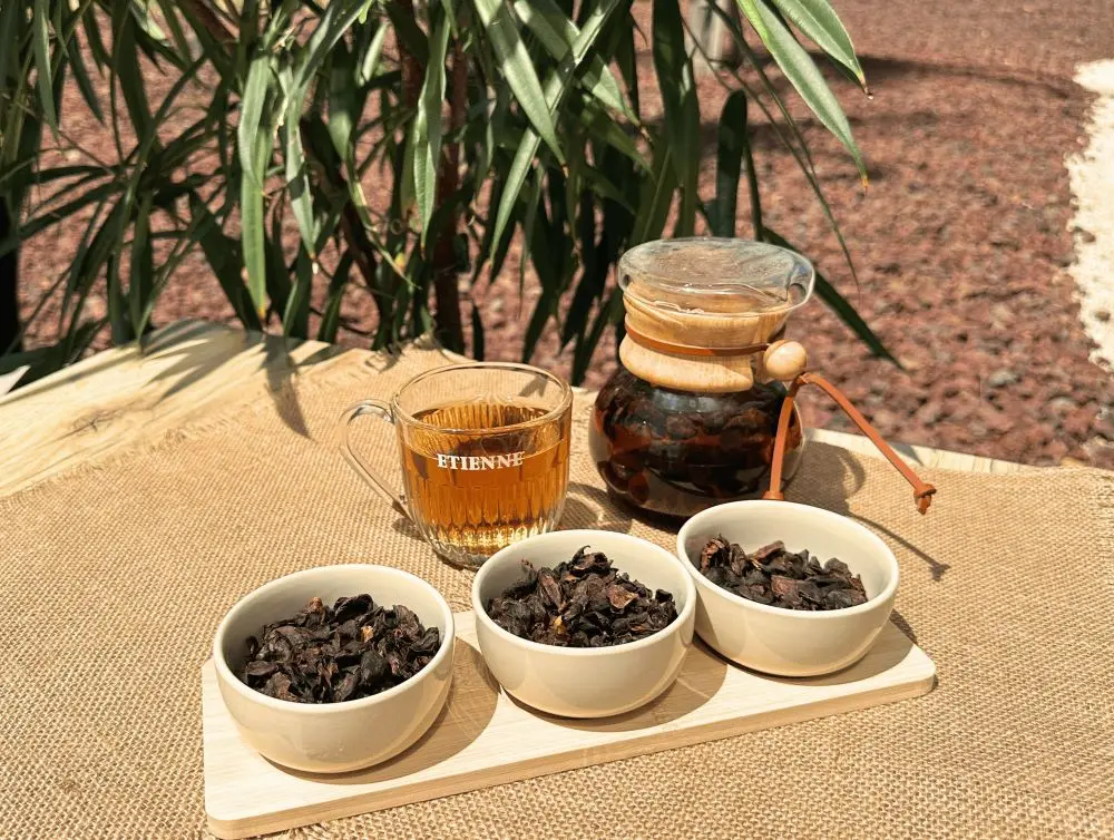 la cascara de café