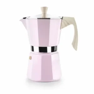 cafetière italienne evva veneto rose