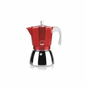 cafetière italienne elba rouge 2 tailles