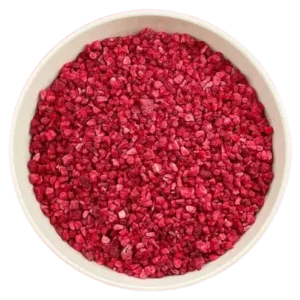 Alternative view of Framboises en brisures- lyophilisées 100g
