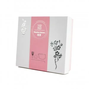 vue boite coffret matcha sakura rose et blanc