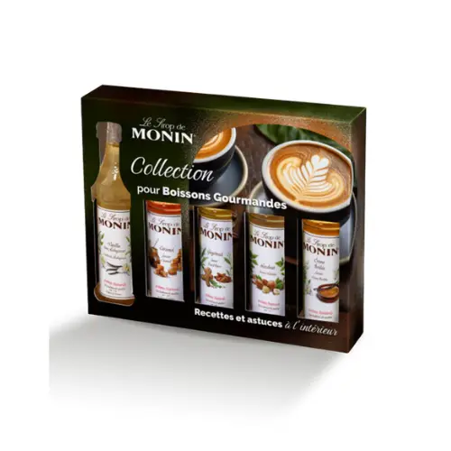 Sirop Monin - Collection Boissons Gourmandes - 5x5Cl