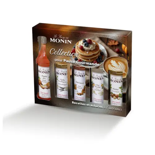 coffret sirops collection Pause Gourmande de la marque MONIN